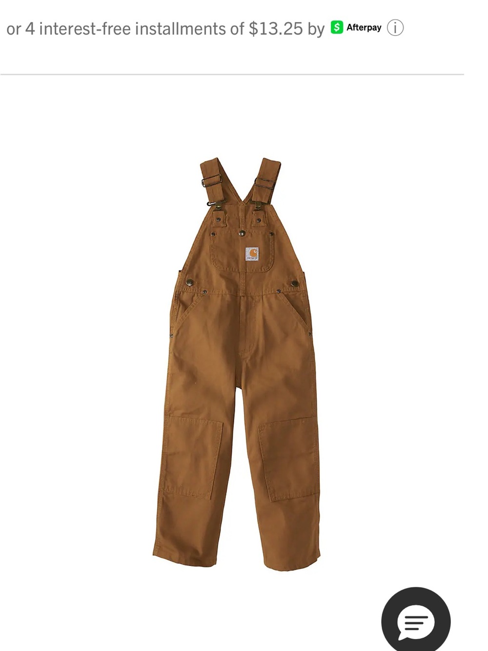 Carhartt Brown Overalls | Kids Size Approx. 5T–6
